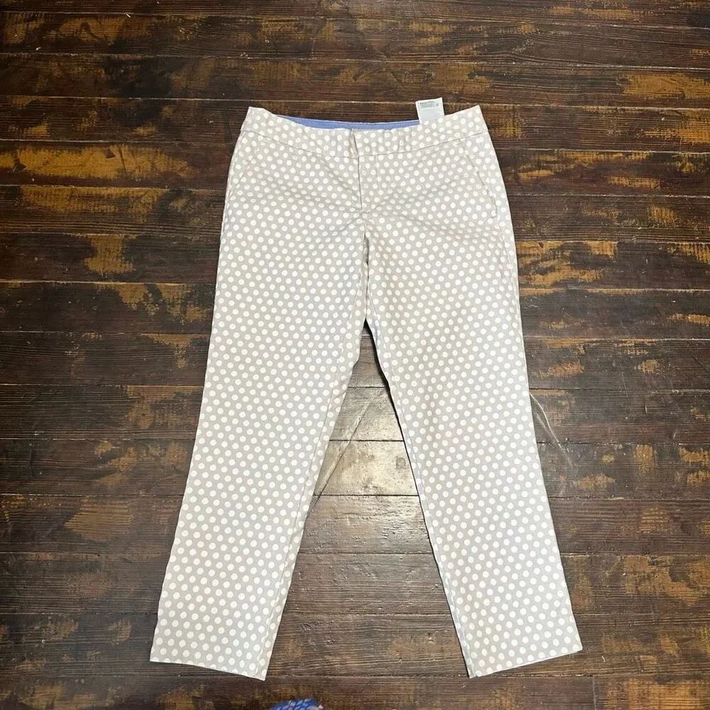 Banana Republic cream tan Hampton size 6 business casual slacks